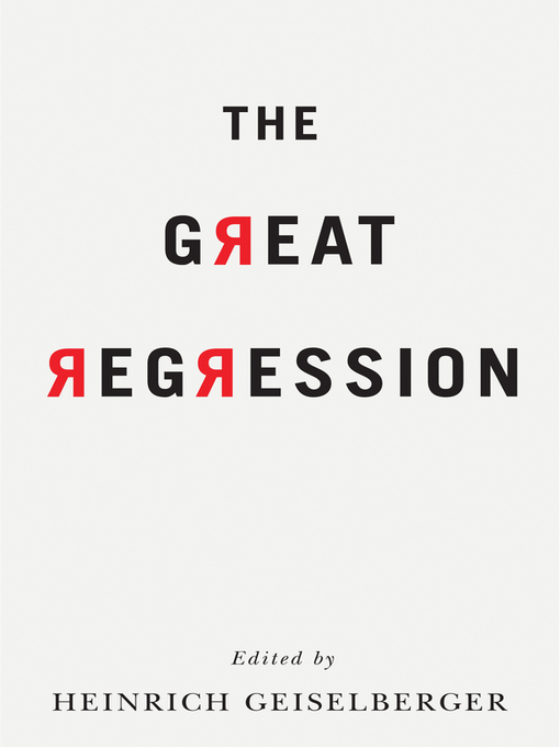 Title details for The Great Regression by Heinrich Geiselberger - Wait list